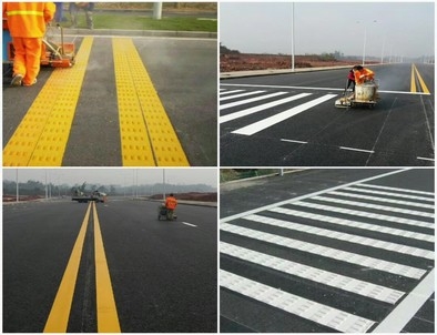 安阳安阳道路划线,热熔标线
